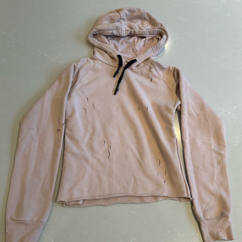 Nununu hoodie for kids in light pink